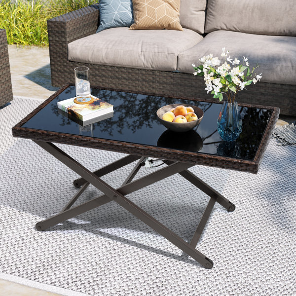 Ebern Designs Lift-top Outdoor Coffee Table & Reviews - Wayfair Canada